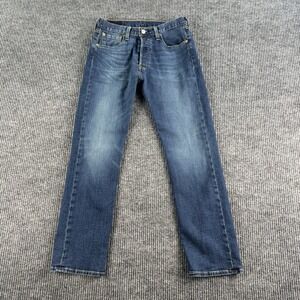 Levis 501XX Jeans Mens 29x30 Blue Denim Classic Original Straight Button Fly